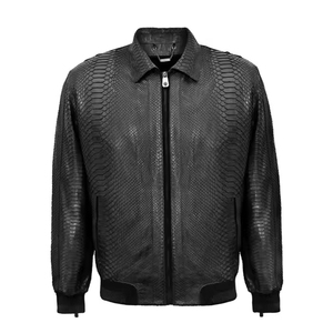 <b>Leather</b> Sleeves Winter High Street Style Letterman Varsity <b>Jacket</b> Men Custom High Quality Zip <b>Real</b> Genuine <b>Leather</b> Canvas <b>Jacket</b> - Product Image 5