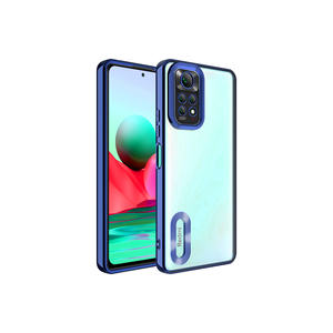 Coque en silicone bleu marine JoieCreatif série Omega avec protection caméra pour téléphone portable Xiaomi Redmi Note 11S - Product Image 1