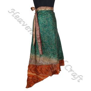 Nuevo vestido convertible de seda para mujer, Rajasthani traje de baño, ropa de mujer india, falda fina de seda artística, magia Reversible India - Product Image 1