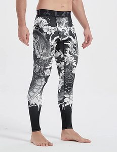 Leggings disponibles pour hommes et guêtres de compression Mma Grappling Vente en gros de guêtres de compression Bjj Grappling Mma pour hommes - Product Image 2