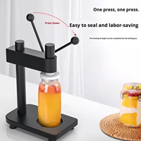 Machine à sceller manuelle professionnelle pour bouteilles et bocaux en plastique, qualité alimentaire, garantie 1 an