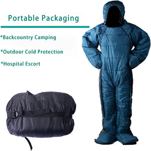 In lattice Esterno Mountaintop <span class=keywords><strong>Da</strong></span> Trekking Anatra Verso Il Basso Caldo di Forma Umana Sacco A Pelo Con Le Braccia e Le Gambe - Product Image 4
