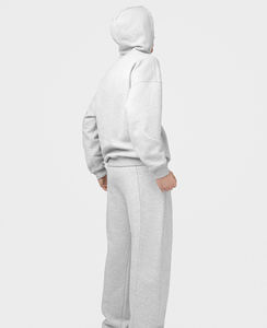 Sweats à capuche avec logo personnalisé de haute qualité Pantalon de survêtement Combinaison de survêtement ample Streetwear et ensemble de jogging Survêtements d'hiver surdimensionnés pour hommes - Product Image 4