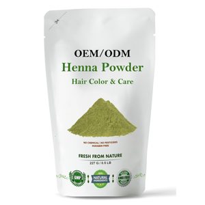 OEM/ODM Poudre de feuilles de henné (Mehandi) 100% pure pour la coloration des cheveux, poudre de feuilles de henné naturelle de qualité supérieure pour la coloration des cheveux, des mains et des pieds - Product Image 1