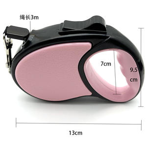 Venta al por mayor de alta calidad multifuncional mascota perro al aire libre antideslizante mango retráctil Correa - Product Image 2