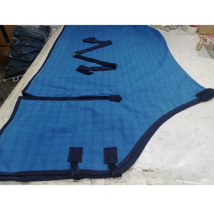 高グレード24オズポリコットンファブリック馬の敷物冬用PCキャンバス550 GSMウール裏地ワックス防水コットン充填高品質 - Product Image 2