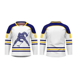 Maillot de hockey sur glace hommes design athlétique élégant adapté aux sessions d'entraînement des équipes de hockey professionnelles vêtements décontractés - Product Image 5