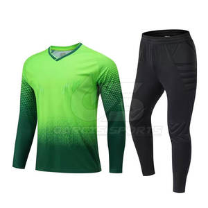 Uniforme rembourré de gardien de but professionnel avec manches complètes et pantalon extensible Ensemble uniforme rembourré de gardien de but - Product Image 3