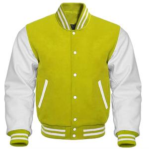 Chaqueta Varsity de Forro Polar de Oveja con Corte Cuadrado, Estilo Cargo, Colorblock, Ajuste Holgado, Estilo Denim Desgastado para Hombre - Product Image 4