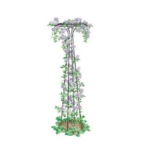 Bâton de jardin en métal durable Support et décoration pour plantes résistant à la rouille Installation facile Utilisation intérieure et extérieure Parfait pour le jardinage - Product Image 2