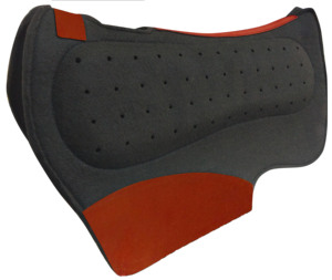 OEM Western équestre haut Wither cheval coupe feutre tapis de selle en vrac exportation entièrement respirant soufflée Center laine personnalisée - Product Image 5