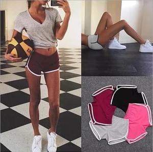 Casual Women Cotton Summer Shorts Lightweight High-<b>Waist</b> Loose Fit Shorts with Drawstring and Pockets for Daily Wear - Product Image 4