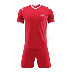 Maillots de football français de haute qualité, ensemble de tenues, vente en gros, uniformes à haute visibilité, service OEM, 100% polyester, équipe personnalisée - Product Image 1
