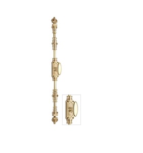 Serrure à crémone en laiton de style européen pour villa porte finie en or porte en bois de luxe extérieure d'occasion de qualité supérieure ou à bas prix - Product Image 2