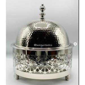 Nouveau Vintage En Acier Inoxydable Chaffing Dish Serveur De Nourriture Ware Chaffing Dish Buffet Réchauffeur De Nourriture Pot Chauffant Pour La Fête De Mariage - Product Image 5