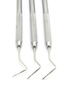 Juego de sondas periodontales Bone Bridge William, 3 colores, recubiertas, reutilizables, manuales, con certificación CE, clase I, para rellenos dentales - Product Image 5