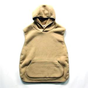 Autumn Winter <b>Sleeveless</b> <b>Hoodie</b> Men's Vest Warm Thick Coat With Plus Large Solid Clothing Fleece Pullover Vest Tops Asian Size - Product Image 2