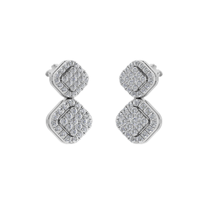 Elegantes pendientes de moissanita VVS D para mujer, joyería fina de moda de Plata de Ley 925 para compromiso, boda, OEM, ODM - Product Image 3