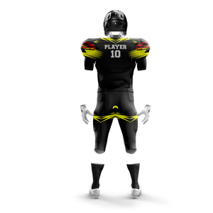Maillot de football américain personnalisé en gros grande taille à manches courtes uniforme d'entraînement porter des ensembles vierges de sublimation respirants - Product Image 3