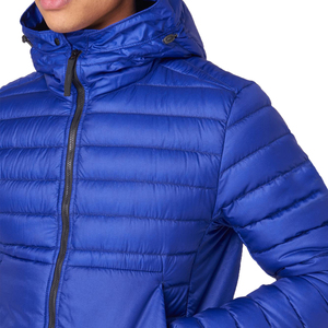 Streetwear grande taille personnalisé pour hommes Veste matelassée à logo personnalisé unisexe avec grandes poches à l'avant Manteau imperméable pour hommes - Product Image 4