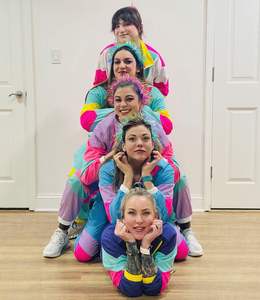 Women's Two Piece Color Block 2 Piece <b>80s</b> 90s Outfits Long Sleeve Windbreaker Jacket Tracksuit Set - Product Image 4