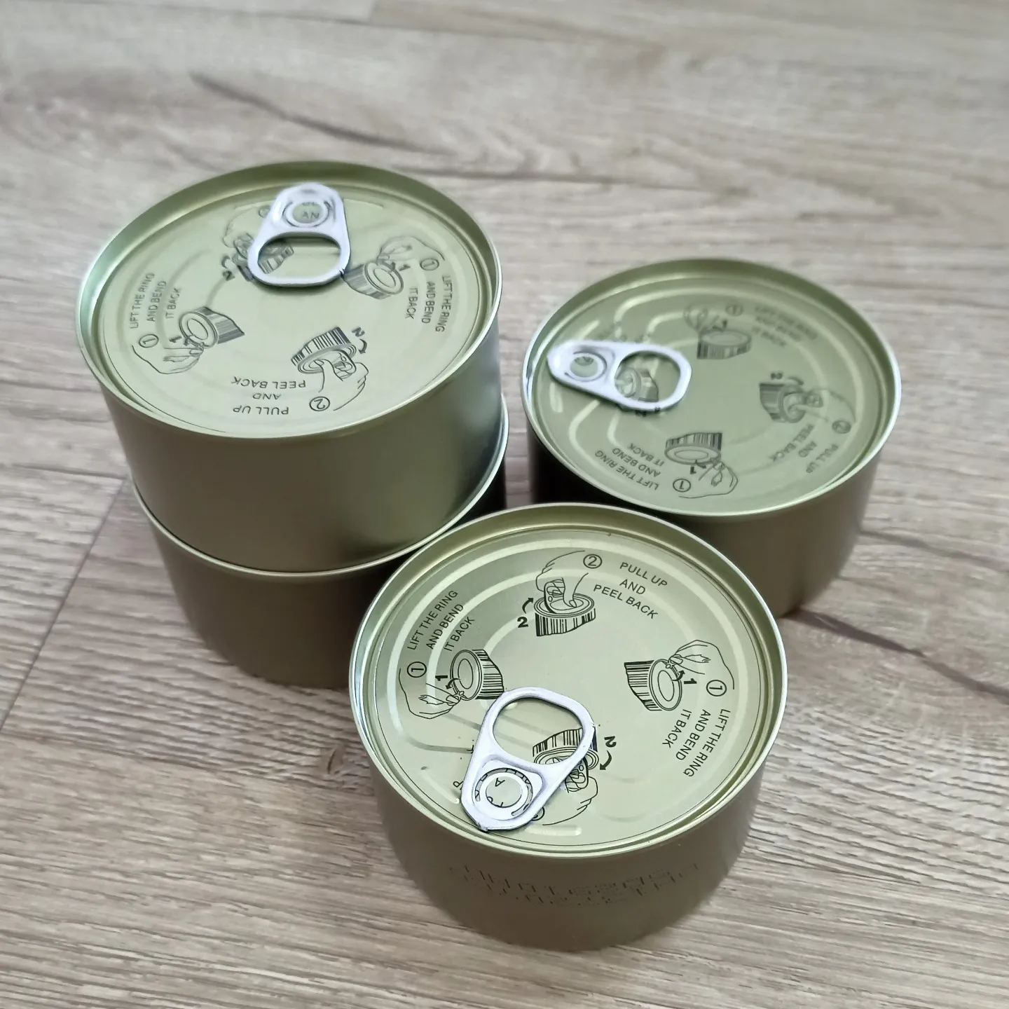 Fornitore Vienam per imballaggi in metallo lattine in scatola per alimenti in due pezzi adatte per lattine di tonno che spediscono in tutto il mondo