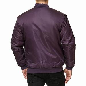 Nouvelle arrivée 2025 haute qualité Satin Bomber Baseball veste personnalisée laine fermeture éclair taille support toile impression en gros coton - Product Image 1