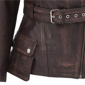 Veste en cuir pour femme, résistante au vent, respirante, écologique, de haute qualité, personnalisable, meilleur design, ventes chaudes - Product Image 5