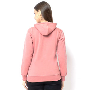 Sudaderas con capucha informales con cremallera para mujer de alta calidad, novedad, cómodas, totalmente personalizadas, Top de invierno con logotipo frontal - Product Image 3