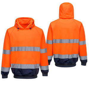 Lightweight Durable Reflective Workwear Polyester <b>Fleece</b> <b>Jacket</b> Low MOQ Professional Apparel Safety Uniform Industrial Worker Hi - Product Image 6