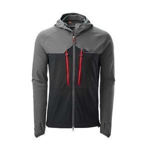 Sweat à capuche respirant en laine/nylon personnalisé de haute qualité pour hommes, saison hivernale, uni, décontracté, col en V, poche, couleur personnalisée - Product Image 1