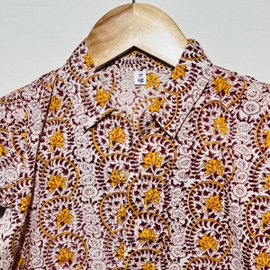 Chemise décontractée en coton imprimé pour garçons avec col |   Chemise à manches courtes boutonnée pour l'été - Product Image 3