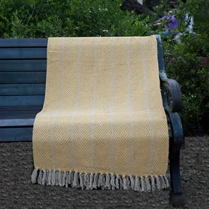 Hot Selling Cotton Throw Blanket Home Decor Quilts Textile Available with Private Label at Factory Price