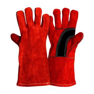 Pakistan ถุงมือสำหรับช่างเชื่อมขนาด14นิ้ว, ถุงมือนิรภัยสำหรับงานเชื่อมหนังกันไฟทนทาน - Product Image 3