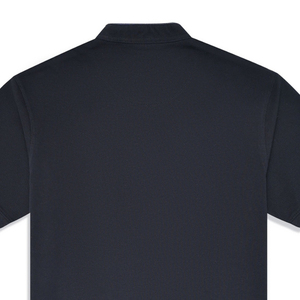 Camiseta de punto de algodón 100% de alta calidad para hombre, respetuosa con el medio ambiente, transpirable, logotipo personalizable, sólido, 220g, cuello levantado, estilo informal - Product Image 5