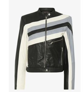 แจ็กเก็ตหนังแฟชั่นสำหรับผู้หญิงเสื้อแจ็คเก็ตหนังแขนยาวสำหรับเสื้อผ้าฤดูหนาว - Product Image 1