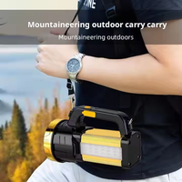 Lampe de poche d'urgence extérieure lumineuse et rechargeable pour le camping