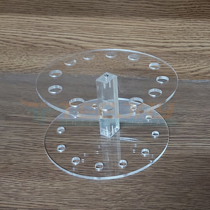 Support de rangement multifonctionnel en acrylique transparent TEEJAY pour 12 pinces à épiler, idéal pour les pinces à cils et à sourcils - Product Image 3