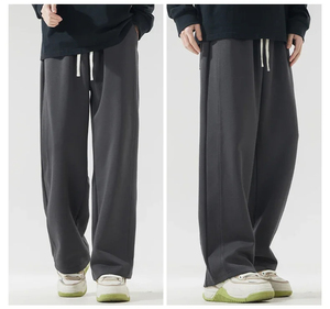 Pantalon de survêtement unisexe coupe décontractée pour hommes et femmes Pantalon de survêtement décontracté et ample pour vêtements de sport Pantalon de survêtement évasé - Product Image 6