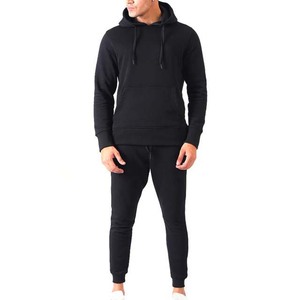 Conjunto de pantalones de chándal Patrón sólido Streetwear Otoño Invierno Deportes Joggers Chándales - Product Image 1