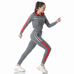 Jogging / Running Wear Chándales Color gris Slim Fit Diseño Chándales flexibles con logotipo personalizado - Product Image 3