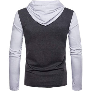เสื้อฮู้ดผู้ชายทรงหลวม ผ้าฝ้ายนุ่ม สวมใส่สบายตลอดวัน - Product Image 4