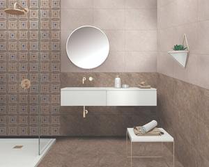 Orientbell กระเบื้องเซรามิค300X450สีเบจเคลือบเงาสำหรับห้องน้ำห้องครัว - Product Image 3