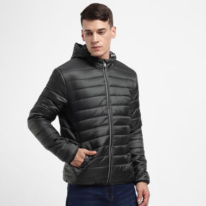 Veste matelassée à col montant à manches longues de style streetwear pour homme, best-seller, de haute qualité, manteau d'hiver à capuche, fabricant - Product Image 5