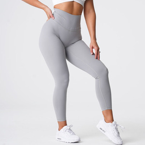 เลกกิ้งสำหรับผู้หญิงเอวสูงและนุ่มละมุนออกแบบได้ตามต้องการลายหมอกซิกเนเจอร์2.0 - Product Image 1