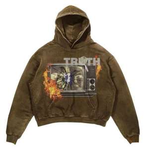 Sweat à capuche surdimensionné personnalisé de haute qualité pour femmes décontracté dames déchiré sweat à capuche en gros - Product Image 4