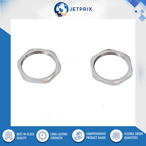 Jetprix International Sécurisé Robuste Acier Inoxydable Nickelé Laiton NPT Contre-écrous pour la Gestion des Câbles Solutions de Presse-étoupe - Product Image 2