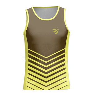 Top Selling Premium Quality Breathable Sporty Men's Sports <b>Singlets</b> with Customizable Colors & Logo-Wholesale Price - Product Image 1