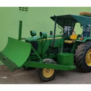 Tractor de rueda duradera 4WD Máquina niveladora de bulldozer delantera hidráulica Motor de 55HP para uso industrial agrícola al mejor precio bajo - Product Image 4