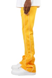 Vente en gros Pantalon de jogging décontracté personnalisé 2025 pour hommes Taille moyenne droite incurvée respirante Tissu en toile plissée avec cordon de serrage sur le devant - Product Image 5